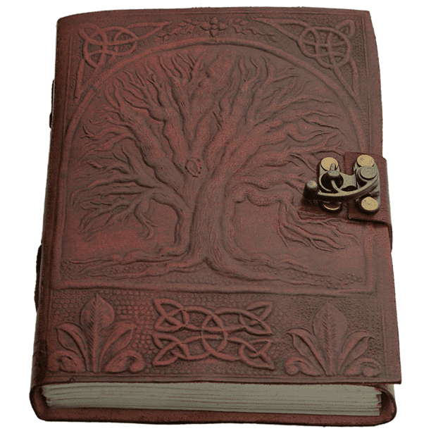 Celtic Tree of Life Journal with Lock | Leather by Medieval ...