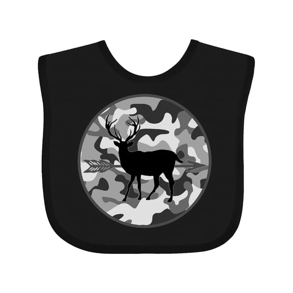 Inktastic Hunting Camouflage Deer Boys Baby Bib