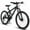 Black, variant on OUDOSPRS 27.5" Full Suspension Mountain Bike - 21-Speed with Dual Shock Absorbers, Mechanical Disc Brakes (Black)