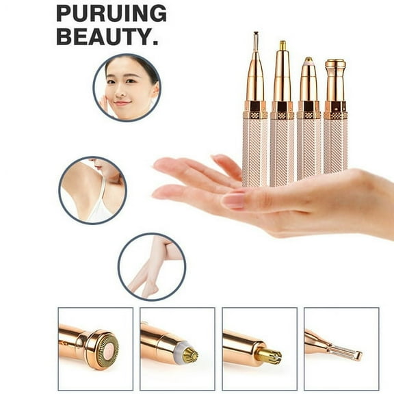 Eyebrow Trimmer & Facial Hair Removal for Women, Eyebrow Razor Rechargeable for Face, Nose