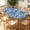 Blue-Maze-Tile, variant on YESAD Elastic Tablecloth For Oval Tables, Waterproof Tablecover For Up To 42X68in Oval Table Cover, Dining Tablecover For Indoor And Outdoor, Holiday, Pink-Cupcake