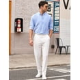 thumbnail image 3 of COOFANDY Men's Classic Fit Flat Front Dress Pants No Iron Premium Casual Pants, 3 of 10