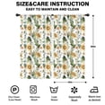 thumbnail image 2 of Blackout Kids Curtains,Leaf Orange Flower Corn Sunflower Pattern Childrens Insulated Curtains Set Of 2,Bedroom Essentials,Toddler Room Decor 42"x84", 2 of 5