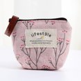 thumbnail image 2 of 4 Pcs Porte-Monnaie en Toile Porte-Monnaie à Fermeture Éclair Mini Sacs à Main pour Femmes Filles, 2 of 8
