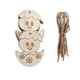 thumbnail image 1 of Ventana Puerta Árbol Animal Colgante Rodajas de madera Decoración colgante con cuerda de lino Decoración del festival Adorno para el hogar Cáscara de huevo Inevent HA012580-05, 1 of 7