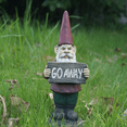 thumbnail image 4 of Hi- Line Gift 75616-N Gnome Holds Go Away Sign, 4 of 4