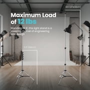 Zhiyun FIVERAY V60 60W Portable Bi-Color LED Light Wand, Black, Bundle with 9.5' Pro Air-Cushioned Light Stand