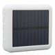 thumbnail image 3 of Banco de energía solar para teléfono de 20000 mAh, 4 puertos USB, banco de energía solar portátil resistente al agua con cable de carga para exteriores, color blanco, 3 of 8