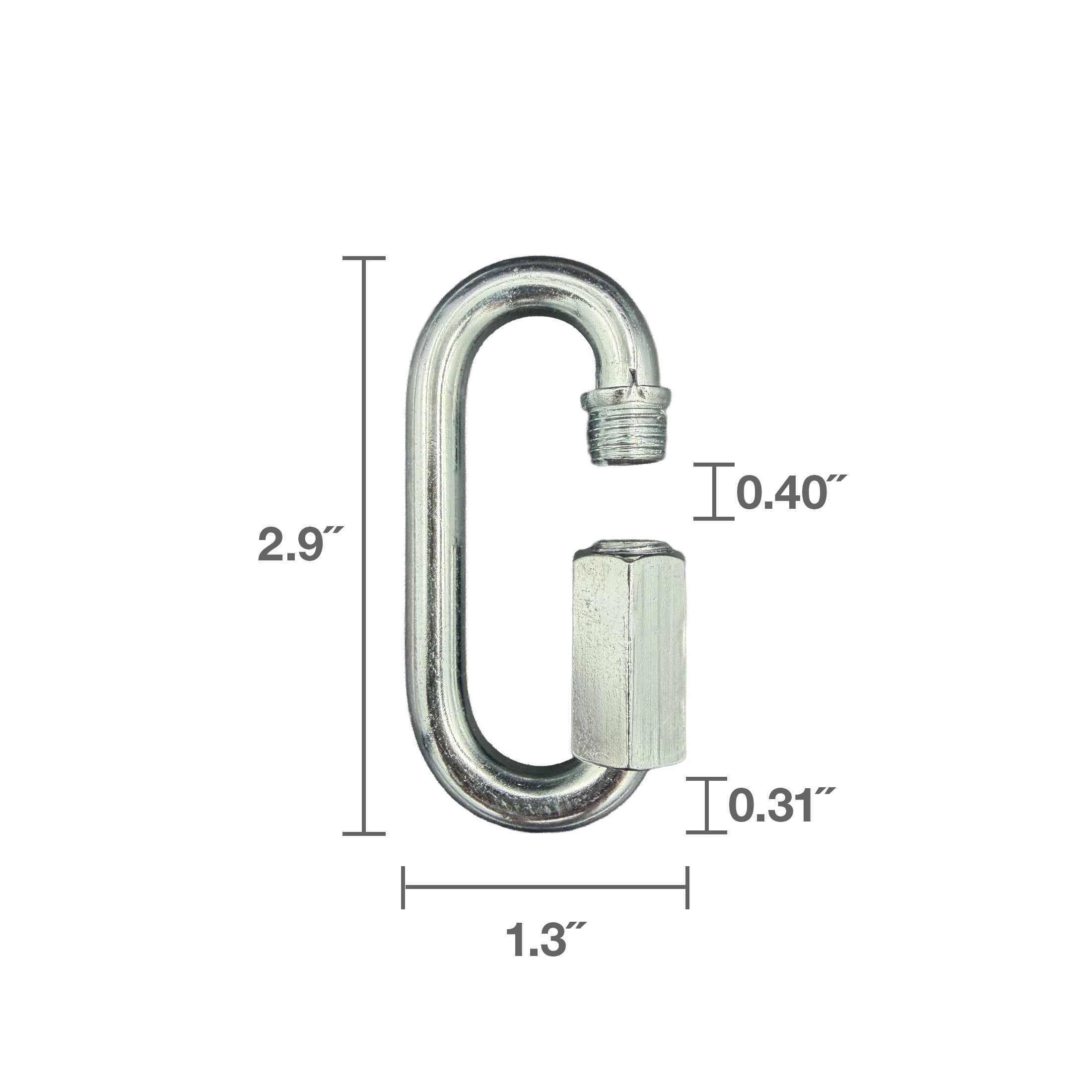 5/16" Quick Link, Zinc, Heavy Duty, Peerless Chain Company, #4721338