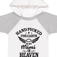 thumbnail image 4 of Inktastic Handpicked for Earth by My Mimi in Heaven with Angel Wings Boys or Girls Baby Bodysuit, 4 of 5