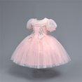 thumbnail image 7 of Diufon Puffy Princess Dress for 5-14 Years Girl Lace Mesh Layered Rompers Skirt Birthday Middle-Age Dresses, 7 of 7