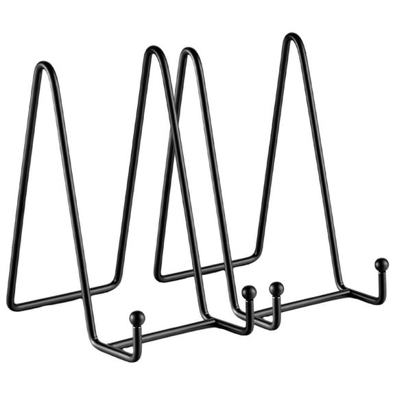 FRCOLOR  2 Pcs Photo Frame Stand Display Tall Easel for Table Top Tabletop Easels Office Black