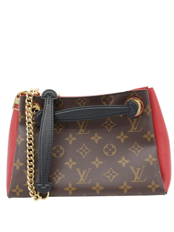 Pre-Owned Louis Vuitton Surene BB Monogram Canvas Shoulder Bag Red