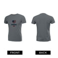 thumbnail image 2 of Coolnut Men's T Shirt Odor Protection Short, Flyer Design For Memorial Day Mens Short Sleeve Tees, Grey Crew-Neck Casual Tee Shirts, XL, 2 of 6