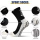 thumbnail image 2 of 2 pares de calcetines deportivos antideslizantes Nior para hombre, calcetines de fútbol transpirables, calcetines deportivos de compresión antiampollas, senderismo, trekking, baloncesto, 2 of 5