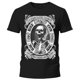 thumbnail image 1 of Playera Negra Manga Corta Grande Mors Non Mora, 1 of 5