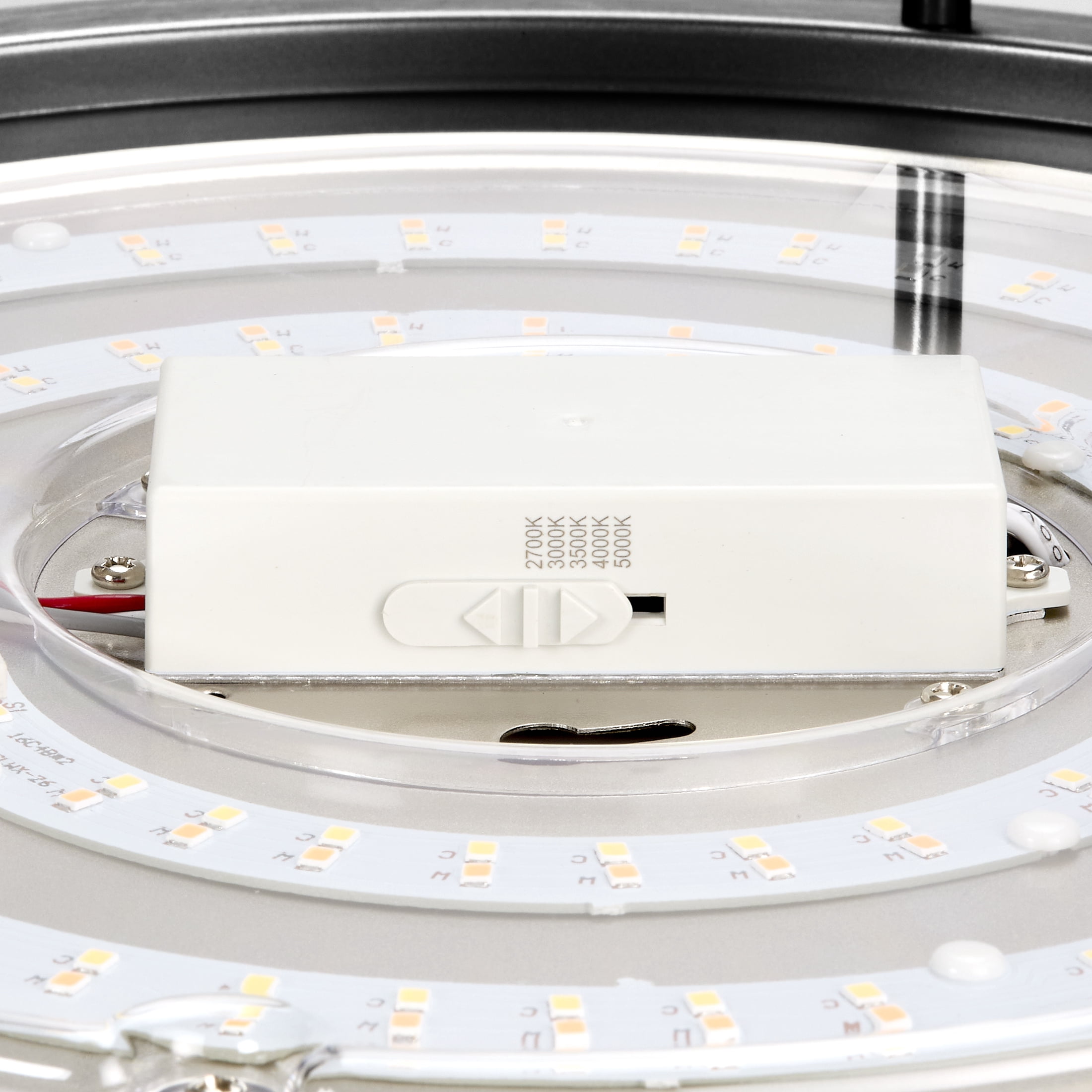Maxxima 14 in. Black LED Ceiling Mount Fixture, 3000K, 1650 Lumens