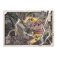 thumbnail image 3 of Tríptico de estilo vintage de Pokémon, Pokémon Pikachu, Kabi Beast, póster para habitación de niños, pintura de pared, decoración de interiores, pintura en lienzo, 3 of 5