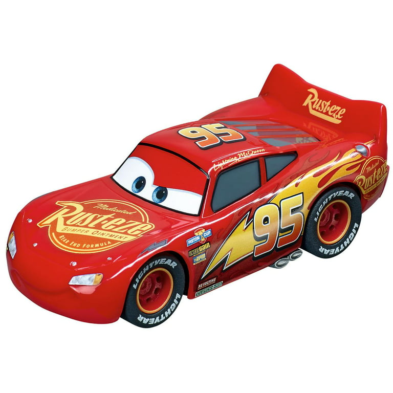 Carrera GO!!! Battery Operated Disney Pixar Cars Track Action Slot Car Race  Track Set With Jump Ramp
