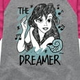thumbnail image 3 of Disney Princess - Ariel The Dreamer - Toddler & Youth Girls Raglan Graphic T-Shirt, 3 of 5