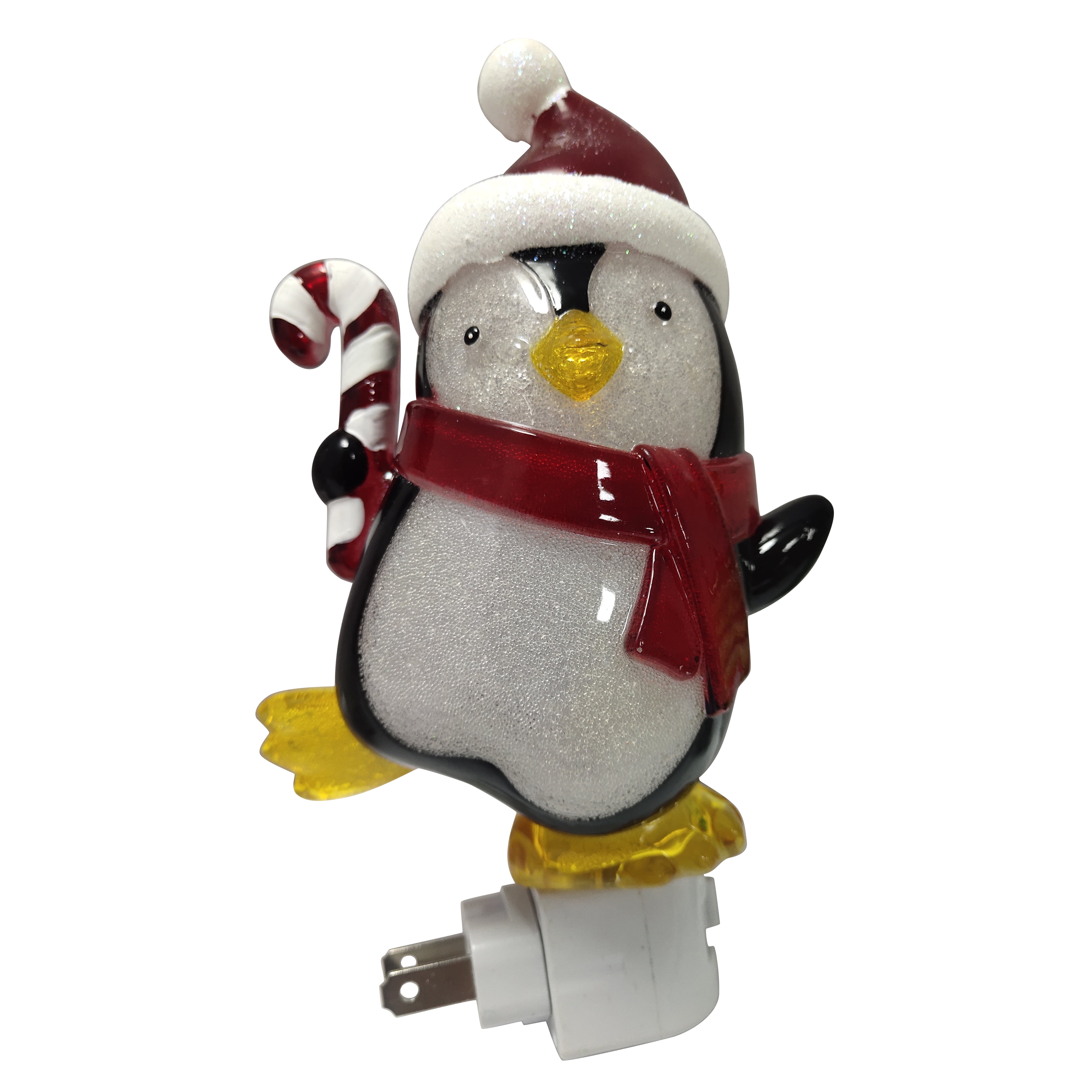 Penguin Indoor Night Light, with LED Bulb, Holiday Time