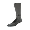 thumbnail image 3 of Wrangler Peak Light Compression Crew Socks for Men, Size 6-12, White/Gray/Black, 6 Pairs, 3 of 7