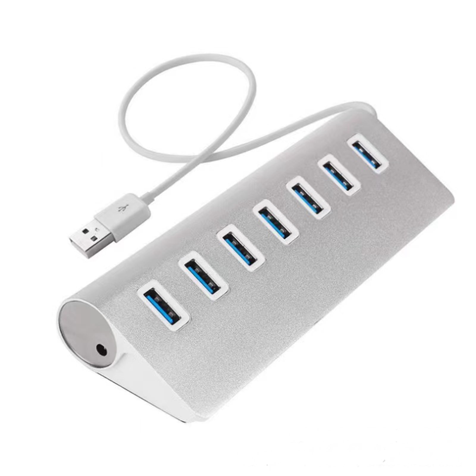 7-Port USB Hub Splitter USB 3.0 High Speed Hub for