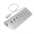 thumbnail image 1 of Mistaha 7-Port USB Hub Splitter USB 3.0 High Speed Hub for Laptops Computer USB Peripherals, 1 of 8