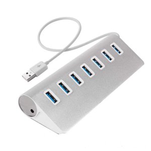 7-Port USB Splitter Hub USB 3.0 Hub haute vitesse pour