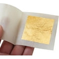 thumbnail image 2 of Popfeel 24K Edible Gold Leaf Sheets, 10 Sheets 3.1"by 3.1" Food Grade Gold Foil for Cake Baking, Makeup, Cooking, Cakes & Chocolates, Decoration, Health & Spa (10 Sheets), 2 of 8