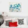 thumbnail image 4 of Nawypu  Canvas Wall Art Bedroom Rustic Blue Flower Pictures Farmhouse Decor Teal Floral Paintings Turquoise Framed Artwork Grey Prints Gray Bathroom Decorations Mom Gifts, 4 of 4