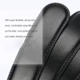thumbnail image 4 of Sonducket Cinturón masculino Hebilla automática Cinturones portátiles Correa de moda Padre Marido Cumpleaños Accesorio Fiesta Trabajo diario Trabajo de Cinturones Negro Sonducket AP012833-01, 4 of 6