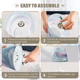 thumbnail image 5 of BZSMCE Table Lamp Creative Dreamy Butterfly in Bloom Pattern Simple Pattern Night Light, 5 of 8