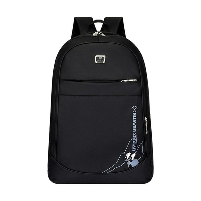 Mochila para portátil de tela Oxford, mochila portátil para ordenador, correa ajustable para viaje blanco
