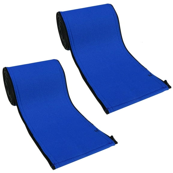 Rail Runners Swimming Pool Handrail Grip Cover, Blue, 4 ft, 2 pack