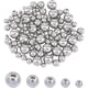 thumbnail image 1 of 100 tapones redondos de alambre con memoria de 3/4/5/6/8 mm de acero inoxidable con cuentas perforadas a la mitad, para joyería, collares, pulseras y bisutería., 1 of 9