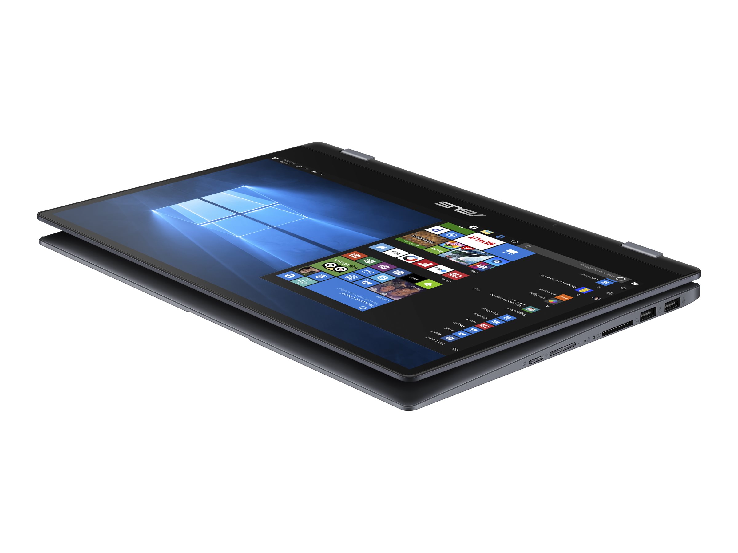 Asus VivoBook Flip 14 14" Full HD Touchscreen Laptop, Intel Core i3 i3-10110U, 128GB SSD, Windows 10 Home, TP412FA-Q3MS1-CB - image 2 of 14