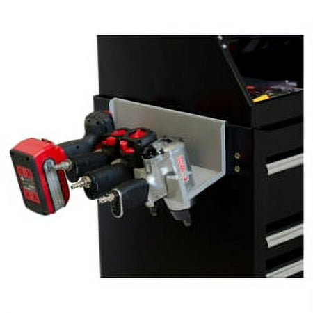 Hanging Power Tool Rack in Silver