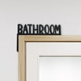 thumbnail image 2 of DefiDgd Bathroom Door Signs Wooden Bathroom Topper Home Decoration,Funny Home Frame Ornament for Home Bathroom Restroom(B), 2 of 7