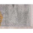 thumbnail image 3 of Abani Laguna Collection Multi Triangle Faded 5' x 8' Yellow Grey Abstract Area Rug, 3 of 5