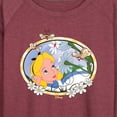 thumbnail image 3 of Disney - Alice in Wonderland - Alice Daisies - Women's Lightweight French Terry Long Sleeve Shirt, 3 of 5