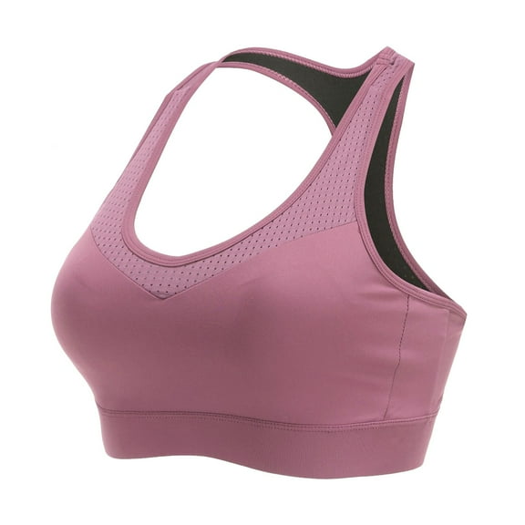 Everyday Bras for Women Womens Athletic Crop Sports Wear Woman Elongated Sports Bra Sports Bra Padded Pack Womens Sports Womens Fitness Clothes Yoga Bracelets Bulk Top with Bra Womens Pink M