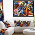 thumbnail image 4 of Designart - Abstract Music and Rhythm - Abstract Framed Canvas Art Print, 4 of 4
