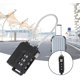 thumbnail image 5 of Bloqueo de contraseña, bloqueo de seguridad de aduanas con bloqueo de bolsa de contraseña de 3 dígitos (negro) Mini bloqueo de combinación de cuerda de alambre, 5 of 5