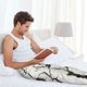 thumbnail image 5 of Fotbe Black And White Rose Pantalones de Pijama para Hombre, Pantalones de Dormir, Pantalones de Casa con Cintura Ajustable y Bolsillos-Large, 5 of 6