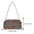 thumbnail image 2 of Bolso de cuero de PU para axila impermeable para mujer Color sólido estampado de leopardo Y2K bolsos de viaje, 2 of 9