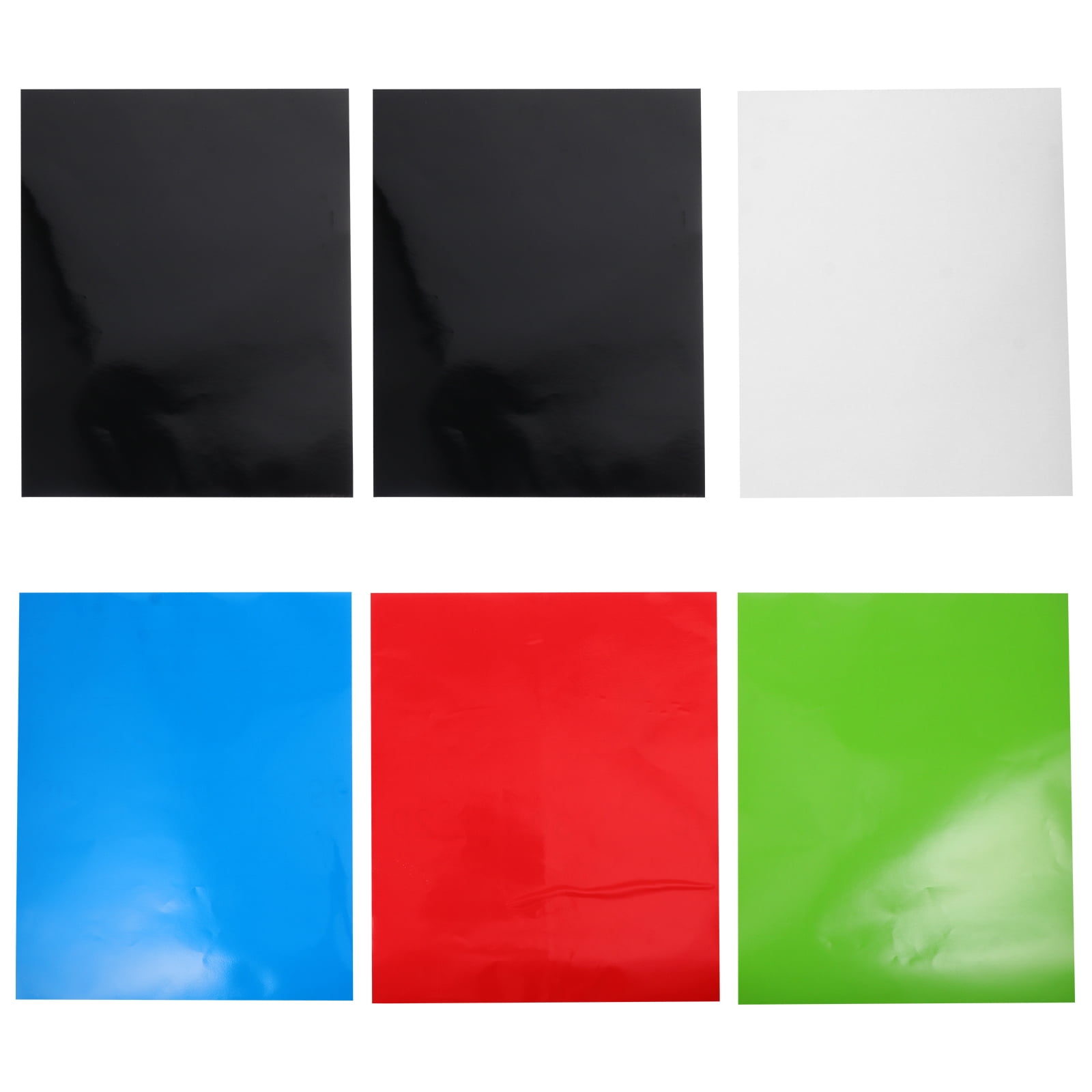 HOMEMAXS 6 Sheets Adhesive Vinyl Sheet DIY Engraving Film Lettering