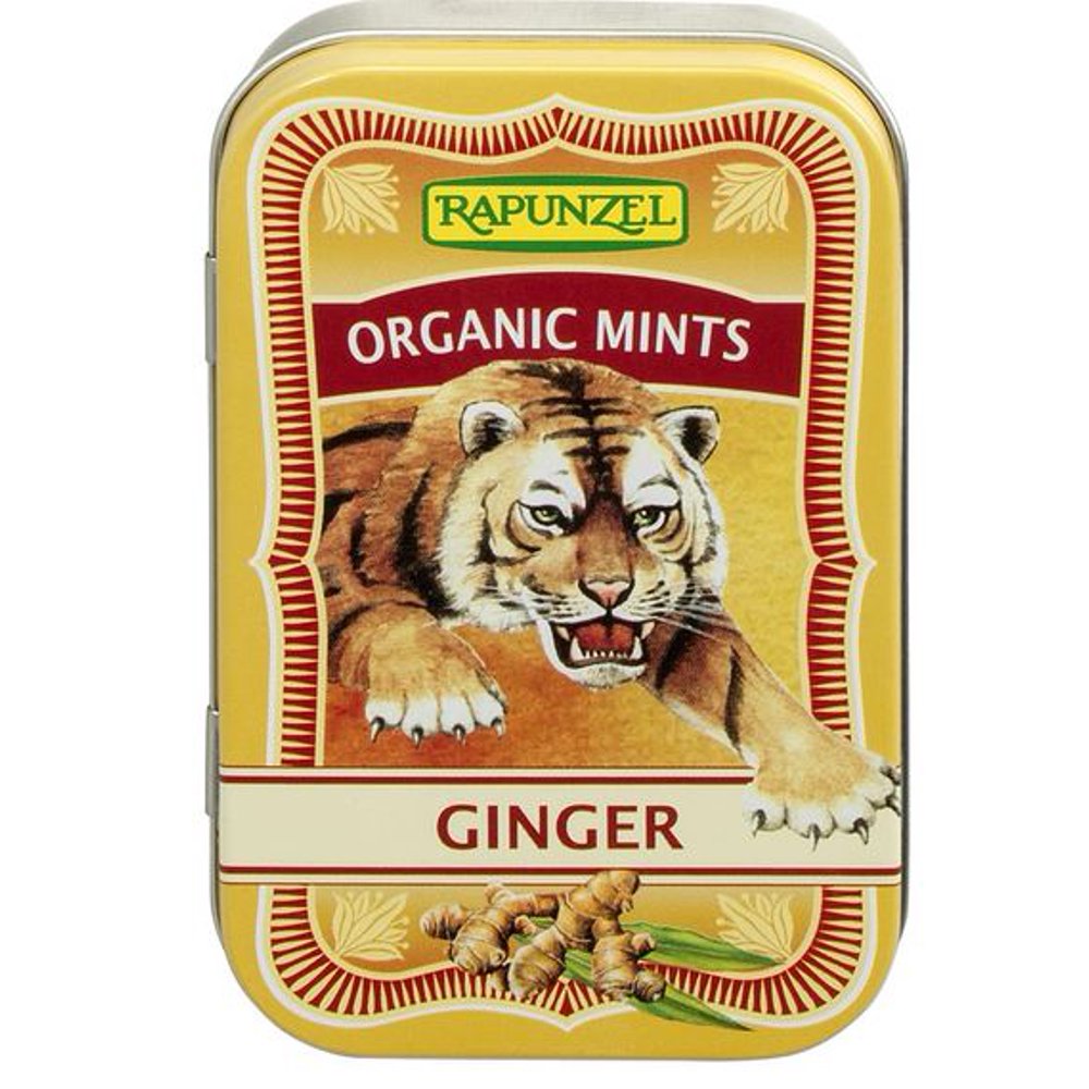 Rapunzel Ginger Candies Tiger Tin 50g