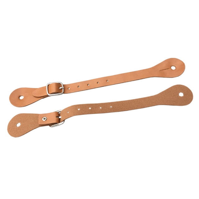 Western Spur Straps: Exquisite Craftsmanship Meets Adjustable Design, Durable Leather Construction for Longevity, Suitable for All People Engaging in Equestrian Activities (1 Pair)