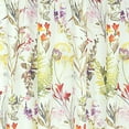 thumbnail image 3 of Sloane Street Casual Floral Rod Pocket Sheer Curtain Panel, 48" x 84" 2 Panels, 3 of 3
